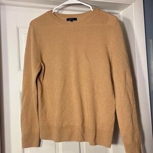 Tan quince cashmere sweater